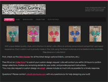Tablet Screenshot of lidiagurley.com